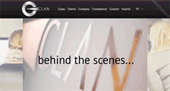 Desktop Screenshot of clan-marketing.de
